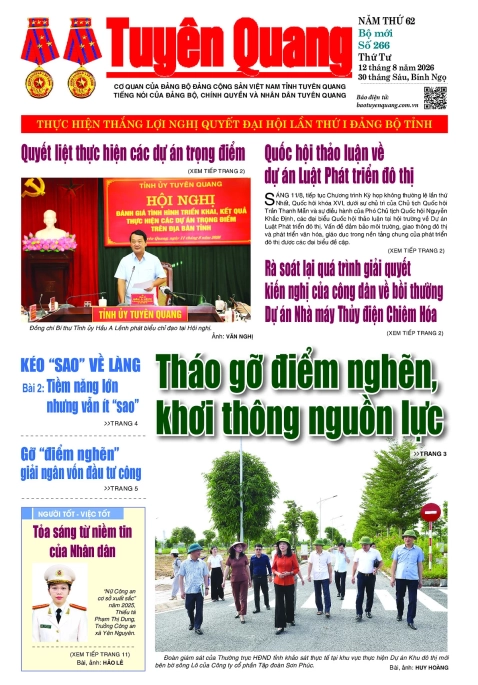B&aacute;o Tuy&ecirc;n Quang v&ugrave;ng cao số 549