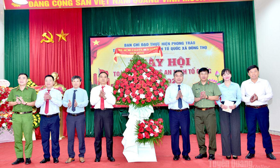 X&acirc;y dựng Đ&ocirc;ng Thọ thực sự trở th&agrave;nh x&atilde; an to&agrave;n về an ninh, trật tự