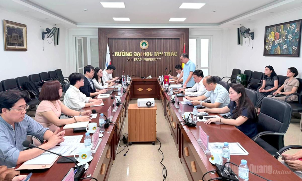 Trường Đại học T&acirc;n Tr&agrave;o hợp t&aacute;c đ&agrave;o tạo với Đại học Jeonju (H&agrave;n Quốc)