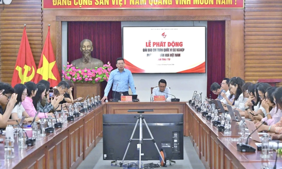 Ph&aacute;t động Giải B&aacute;o ch&iacute; v&igrave; sự nghiệp ph&aacute;t triển văn h&oacute;a Việt Nam 2026