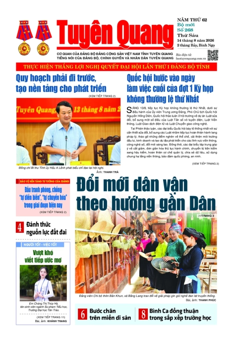 B&aacute;o Tuy&ecirc;n Quang số 268