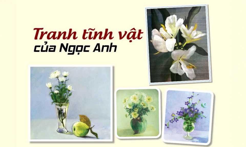 Tranh tĩnh vật của Ngọc Anh