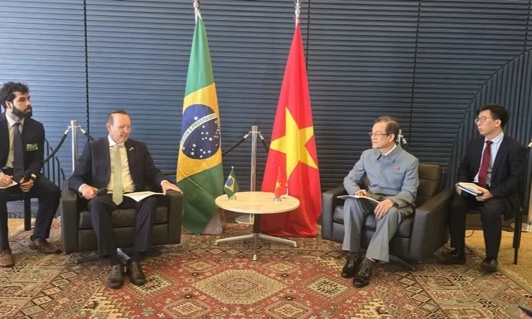 Đo&agrave;n đại biểu Đảng Cộng sản Việt Nam thăm v&agrave; l&agrave;m việc tại Brazil
