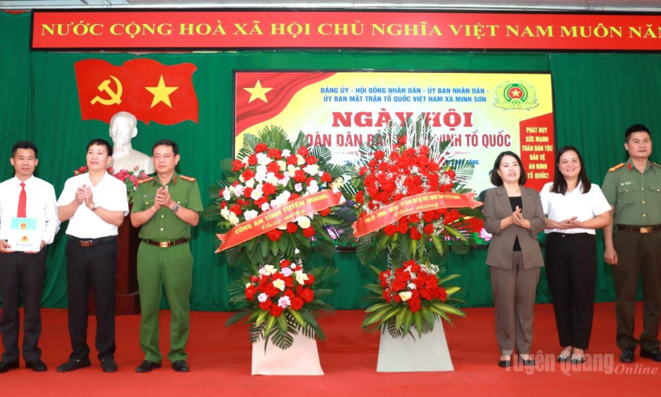 Minh Sơn ph&aacute;t huy sức mạnh to&agrave;n d&acirc;n trong bảo vệ an ninh Tổ quốc