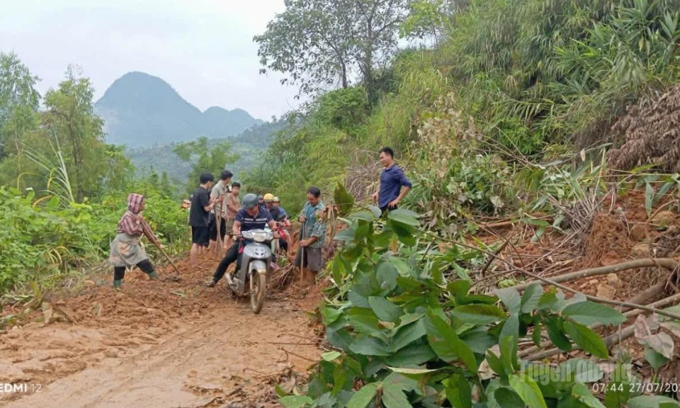 Chủ động ứng ph&oacute; với mưa lớn, lũ qu&eacute;t v&agrave; sạt lở đất