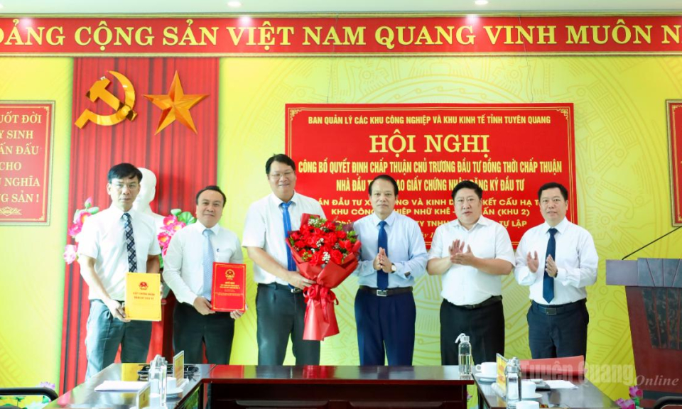 Đầu tư hơn 1.454 tỷ đồng x&acirc;y dựng Khu c&ocirc;ng nghiệp Nhữ Kh&ecirc; - Đội Cấn (Khu 2)