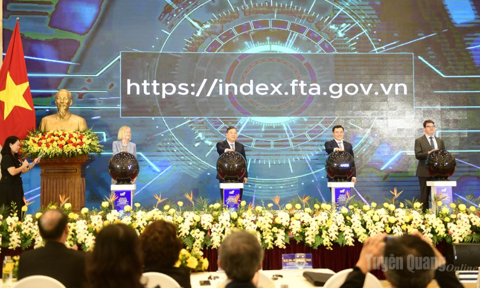 Tuy&ecirc;n Quang đứng thứ 2 cả nước trong bảng xếp hạng FTA Index 2025