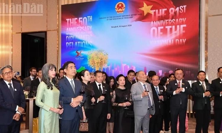 Kỷ niệm 50 năm thiết lập quan hệ ngoại giao Việt Nam-Th&aacute;i Lan v&agrave; 81 năm Quốc kh&aacute;nh Việt Nam