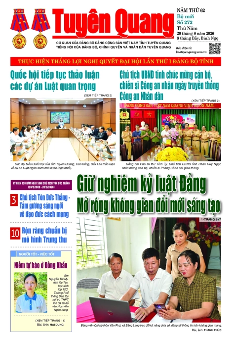 B&aacute;o Tuy&ecirc;n Quang số 272
