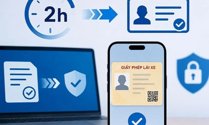 Bộ C&ocirc;ng an phản hồi g&oacute;p &yacute; li&ecirc;n quan cấp giấy ph&eacute;p l&aacute;i xe điện tử trong v&ograve;ng 2 giờ