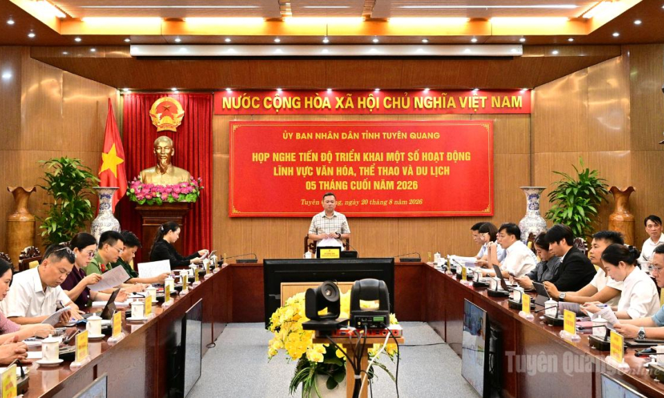 Tổ chức tốt c&aacute;c sự kiện văn ho&aacute;, thể thao, du lịch trọng t&acirc;m của tỉnh