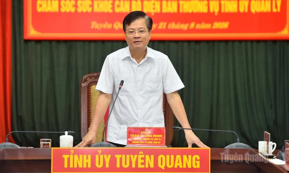 Triển khai quy định, quy chế về bảo vệ, chăm s&oacute;c sức khỏe c&aacute;n bộ