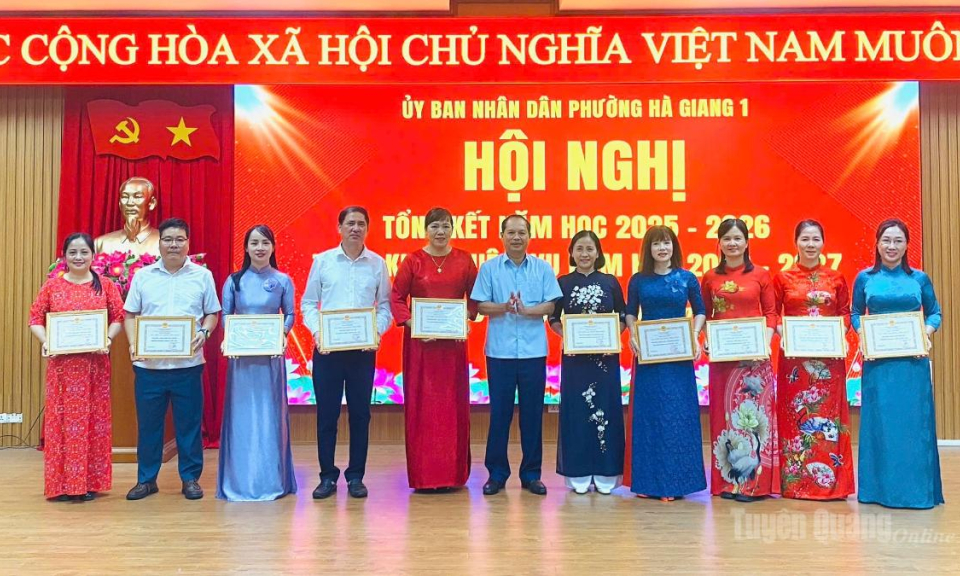 Phường H&agrave; Giang 1 triển khai nhiệm vụ năm học 2026-2027