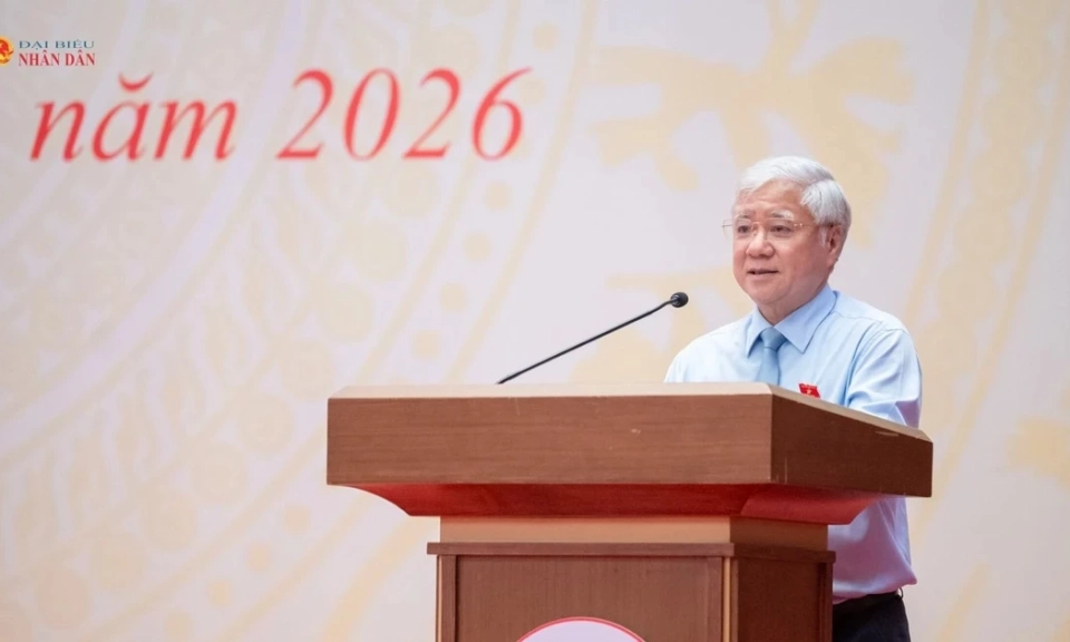 Ph&oacute; Chủ tịch Thường trực Quốc hội Đỗ Văn Chiến dự Lễ c&ocirc;ng bố Nghị quyết th&agrave;nh lập Nh&oacute;m đại biểu Quốc hội trẻ kh&oacute;a XVI