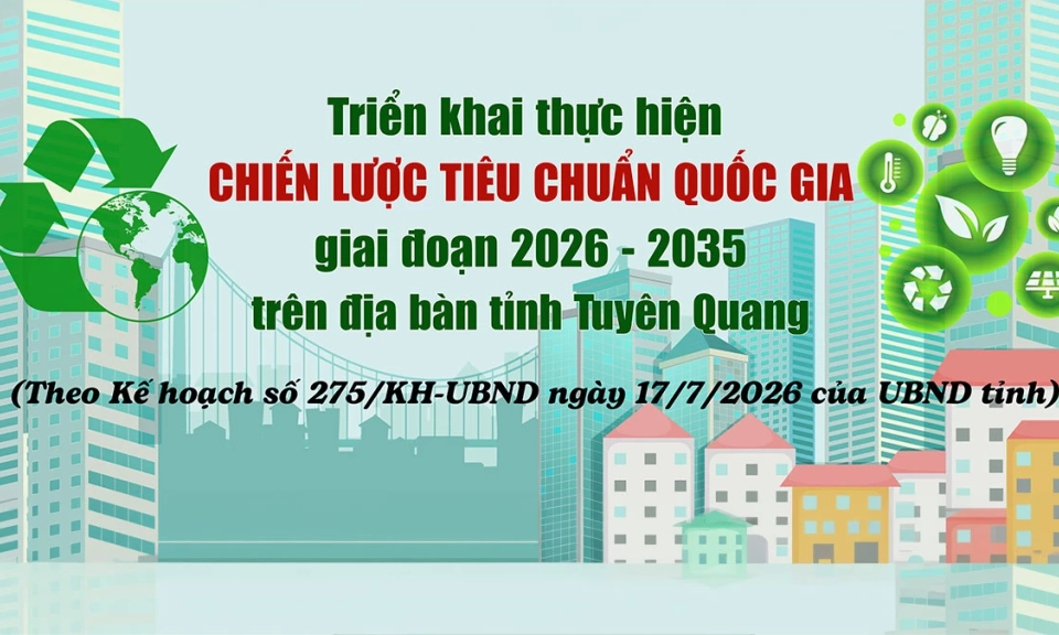 Triển khai thực hiện Chiến lược ti&ecirc;u chuẩn quốc gia giai đoạn 2026 - 2035 tr&ecirc;n địa b&agrave;n tỉnh Tuy&ecirc;n Quang