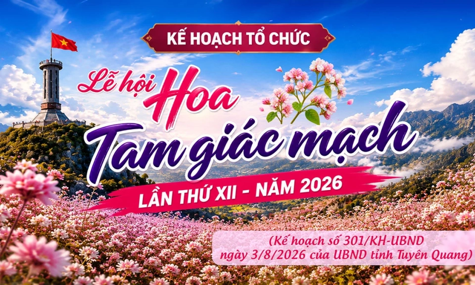 Kế hoạch tổ chức Lễ hội Hoa Tam gi&aacute;c mạch lần thứ XII năm 2026