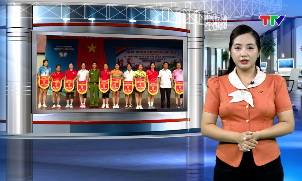 Văn h&oacute;a &ndash; Thể thao &ndash; Du lịch (23/8/2026)| Giải b&oacute;ng chuyền hơi nữ ch&agrave;o mừng Ng&agrave;y hội To&agrave;n d&acirc;n bảo vệ an ninh Tổ quốc