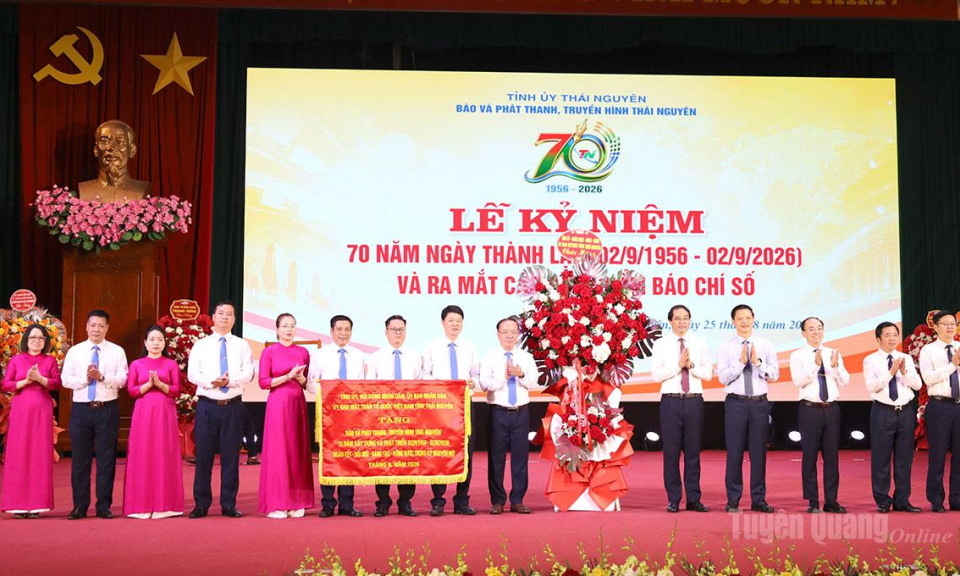 B&aacute;o v&agrave; Ph&aacute;t thanh, Truyền h&igrave;nh Th&aacute;i Nguy&ecirc;n kỷ niệm 70 năm th&agrave;nh lập