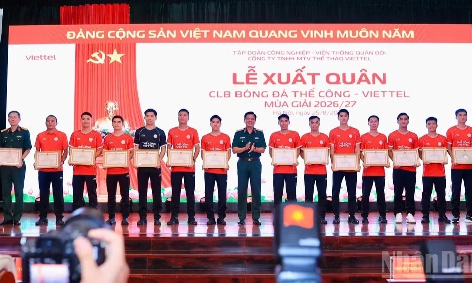 Thể C&ocirc;ng - Viettel quyết t&acirc;m cạnh tranh chức v&ocirc; địch V.League 2026-2027