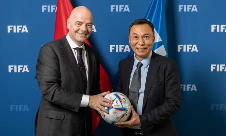 Chủ tịch FIFA đến s&acirc;n Mỹ Đ&igrave;nh dự kh&aacute;n chung kết ASEAN Cup 2026
