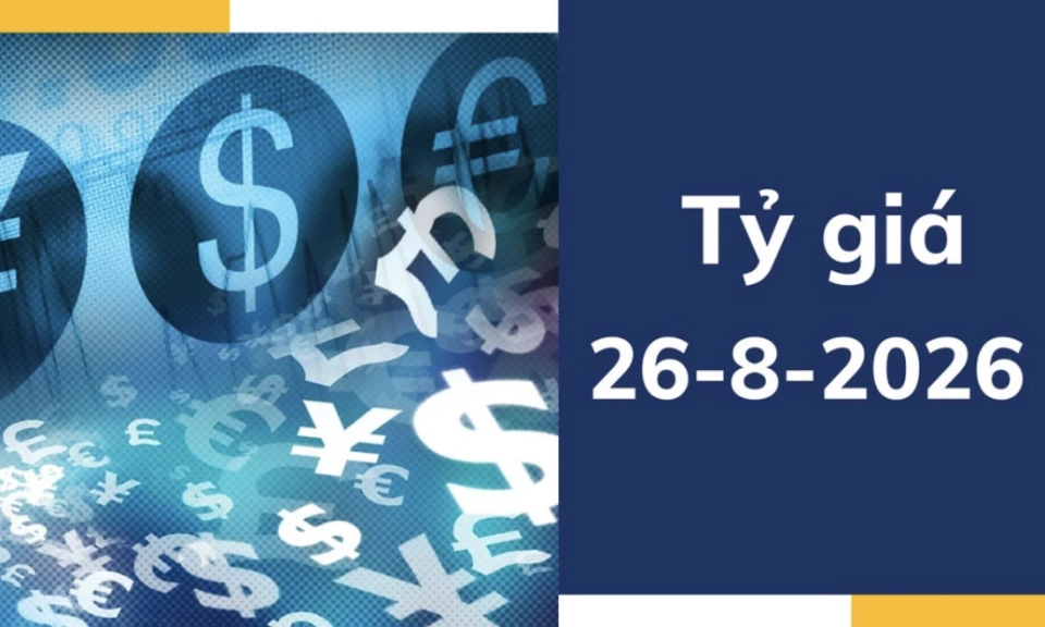 Tỷ gi&aacute; ng&agrave;y 26-8: USD hạ nhiệt