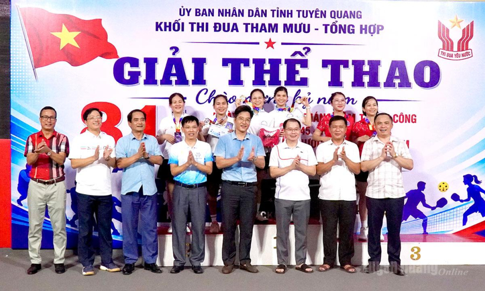 174 vận động vi&ecirc;n tham gia Giải thể thao Khối thi đua Tham mưu &ndash; Tổng hợp năm 2026