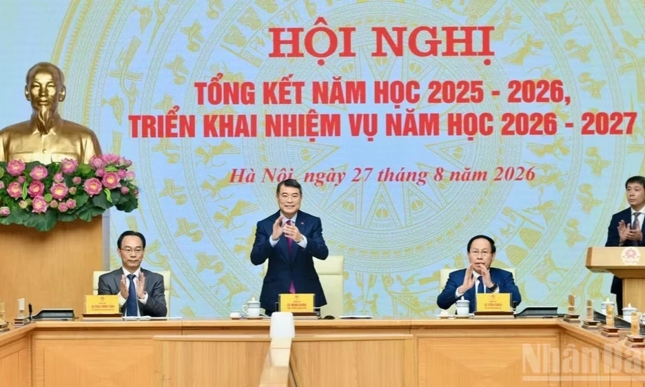 Thủ tướng Ch&iacute;nh phủ L&ecirc; Minh Hưng chủ tr&igrave; Hội nghị tổng kết năm học 2025-2026, triển khai nhiệm vụ năm học 2026-2027