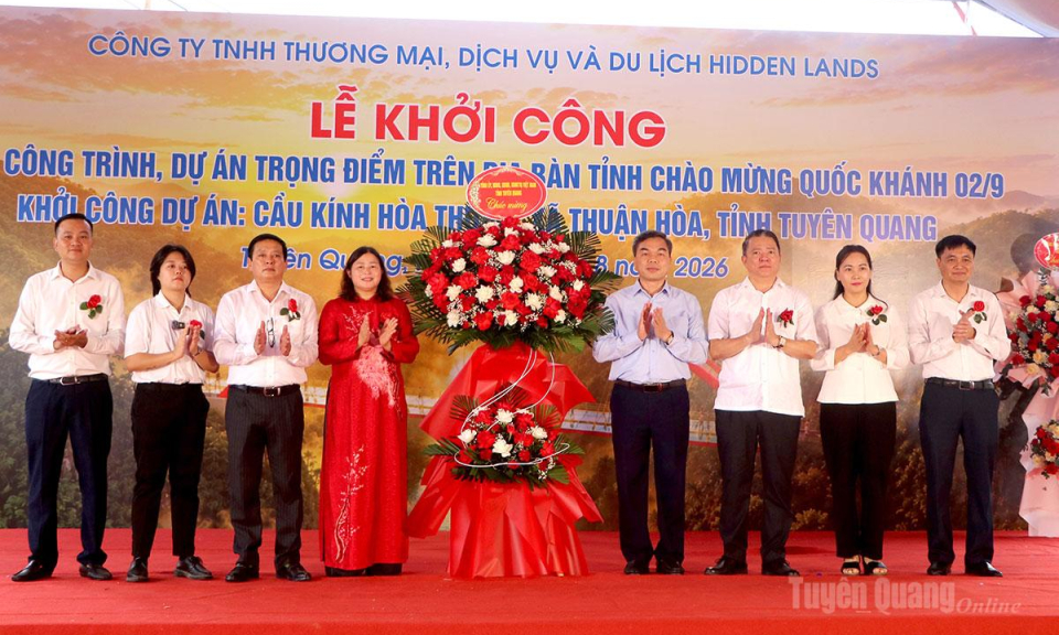 Khởi c&ocirc;ng Dự &aacute;n cầu k&iacute;nh H&ograve;a Thuận