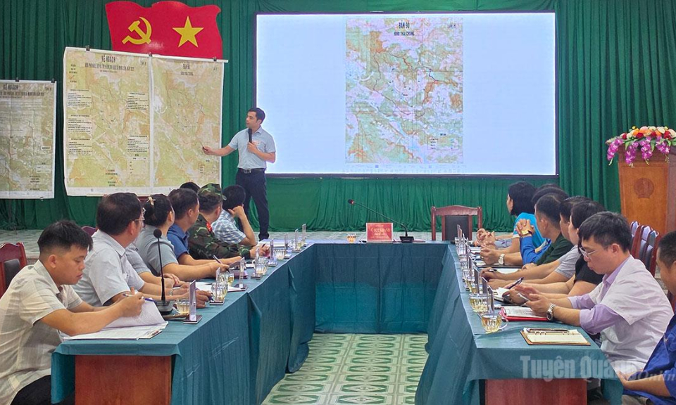 Minh Sơn tổ chức diễn tập ph&ograve;ng thủ d&acirc;n sự ứng ph&oacute; b&atilde;o lụt v&agrave; t&igrave;m kiếm cứu nạn năm 2026