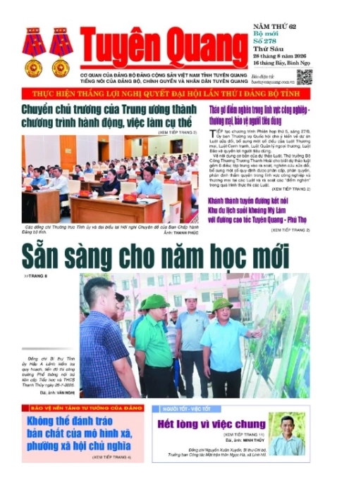 B&aacute;o Tuy&ecirc;n Quang số 278