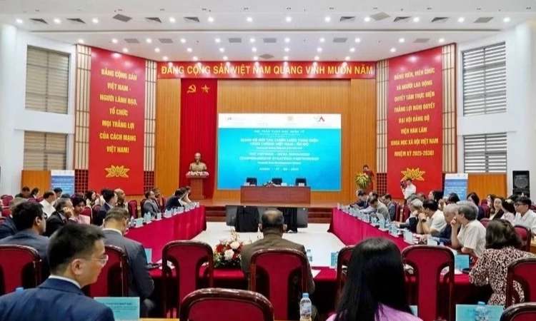 Hội thảo khoa học quốc tế &ldquo;Quan hệ Đối t&aacute;c chiến lược to&agrave;n diện tăng cường Việt Nam-Ấn Độ: Hướng tới những động lực ph&aacute;t triển mới&rdquo;