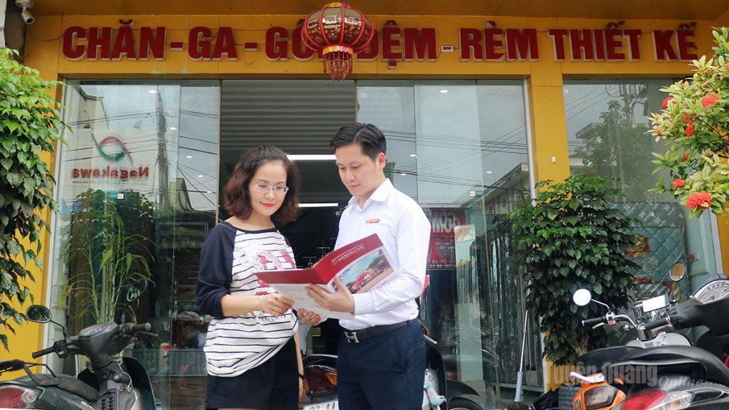 Nguồn vốn vay ưu đãi từ Phòng giao dịch Minh Khai đã giúp chị Vũ Thị Ngọc Hằng hiện thực hóa ước mơ kinh doanh.