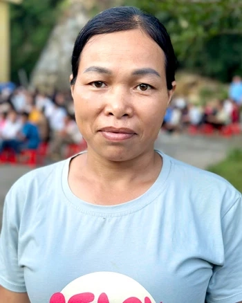 Chị Dương Thị Bát, thôn Nà Tà, xã Thượng Nông