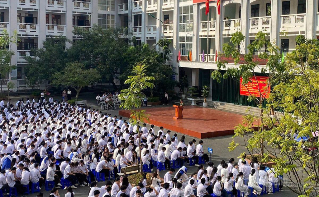 Toàn cảnh Trường THPT Chuyên Hà Giang.
