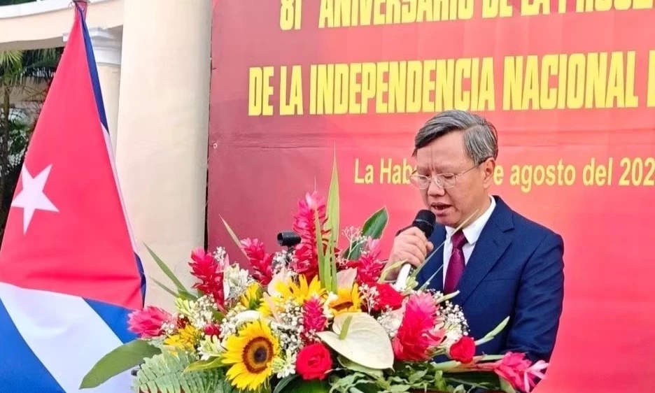 Đại sứ qu&aacute;n Việt Nam tại Cuba tổ chức trọng thể Lễ kỷ niệm 81 năm Quốc kh&aacute;nh 2/9