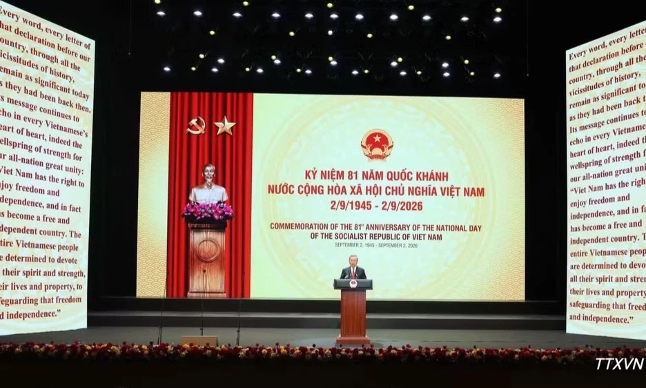 Giữ trọn lời thề Độc lập v&igrave; mục ti&ecirc;u Tổ quốc h&ugrave;ng cường