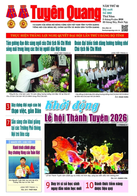 B&aacute;o Tuy&ecirc;n Quang số 282