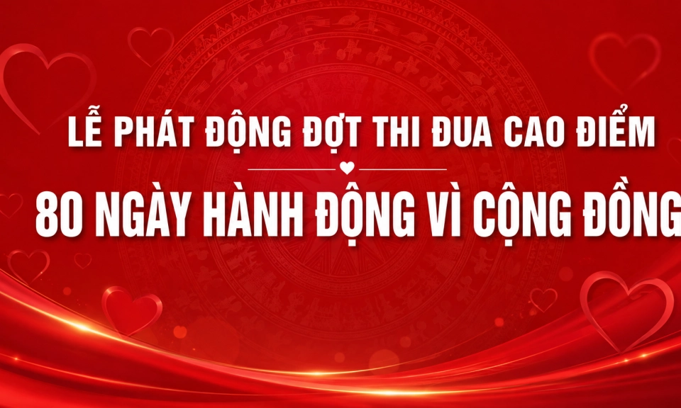 🔴Trực tiếp: Lễ ph&aacute;t động Đợt thi đua cao điểm &ldquo;80 ng&agrave;y h&agrave;nh động v&igrave; cộng đồng&rdquo;, hướng tới kỷ niệm 80 năm Ng&agrave;y th&agrave;nh lập Hội Chữ thập đỏ Việt Nam (23/11/1946 - 23/11/2026)