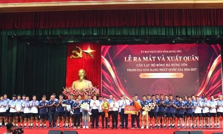 Ra mắt C&acirc;u lạc bộ b&oacute;ng đ&aacute; Hưng Y&ecirc;n (Hưng Y&ecirc;n FC)