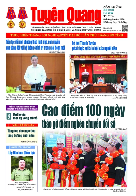 B&aacute;o Tuy&ecirc;n Quang số 285