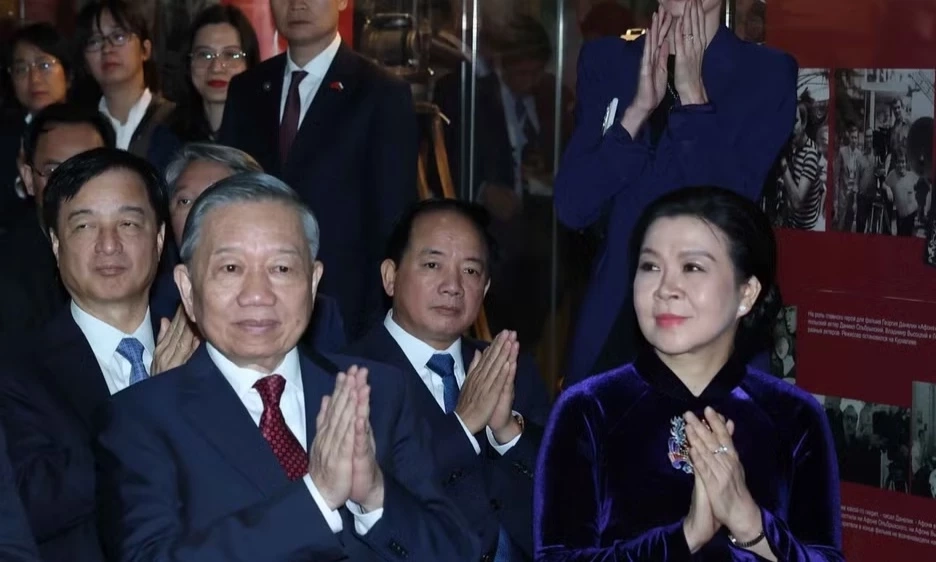 Tổng B&iacute; thư, Chủ tịch nước T&ocirc; L&acirc;m dự Chương tr&igrave;nh khai trương Kh&ocirc;ng gian Di sản v&agrave; Kết nối văn h&oacute;a Việt-Nga