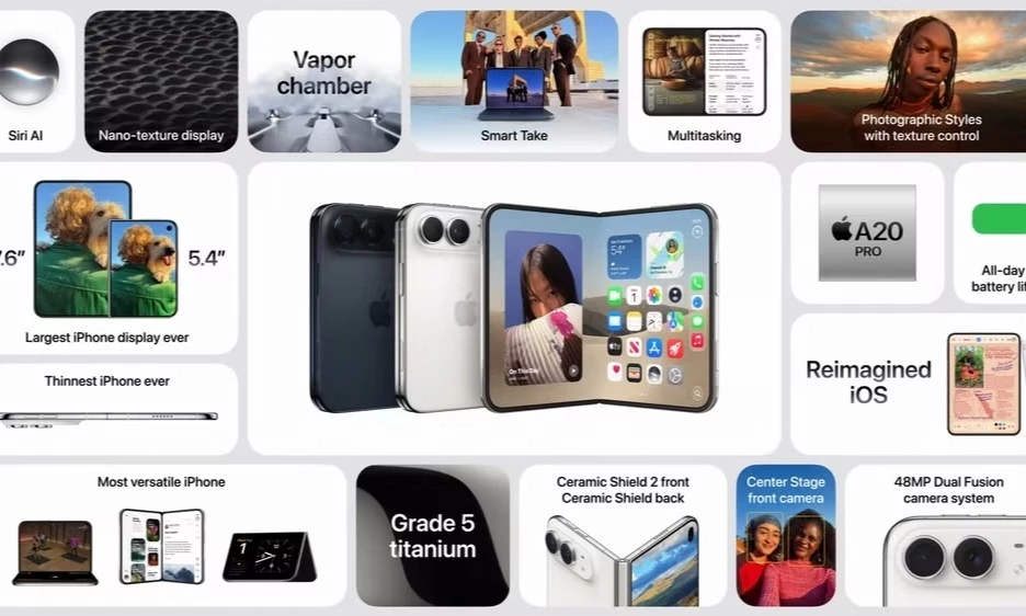 Apple ra mắt loạt sản phẩm mới, iPhone gập đầu ti&ecirc;n l&ecirc;n kệ từ ng&agrave;y 23/10