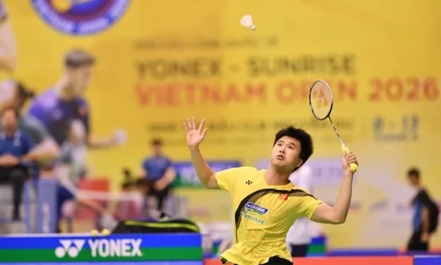 Cầu l&ocirc;ng Việt Nam g&oacute;p mặt ở tứ kết Vietnam Open 2026