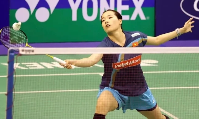 Nguyễn Th&ugrave;y Linh bất ngờ bị loại ngay v&ograve;ng 1 Giải Cầu l&ocirc;ng Vietnam Open 2026