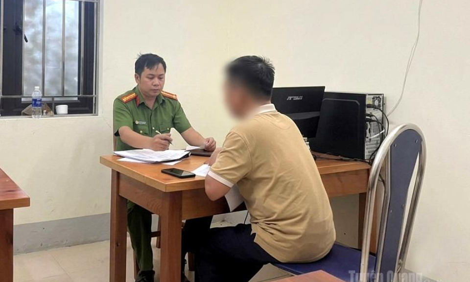 Vĩnh Tuy xử phạt trường hợp b&igrave;nh luận, chia sẻ th&ocirc;ng tin sai sự thật