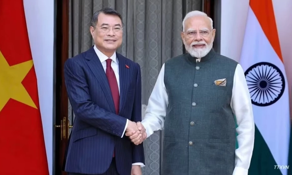 Thủ tướng L&ecirc; Minh Hưng hội đ&agrave;m với Thủ tướng Ấn Độ Narendra Modi