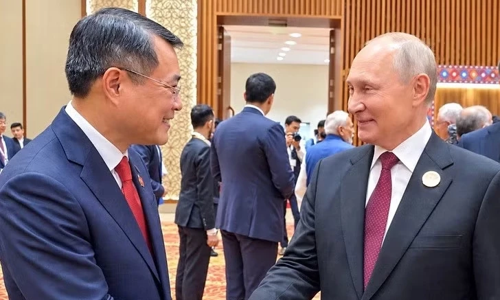 Thủ tướng L&ecirc; Minh Hưng gặp l&atilde;nh đạo c&aacute;c nước, tổ chức quốc tế nh&acirc;n dịp tham dự Hội nghị Thượng đỉnh BRICS lần thứ 18