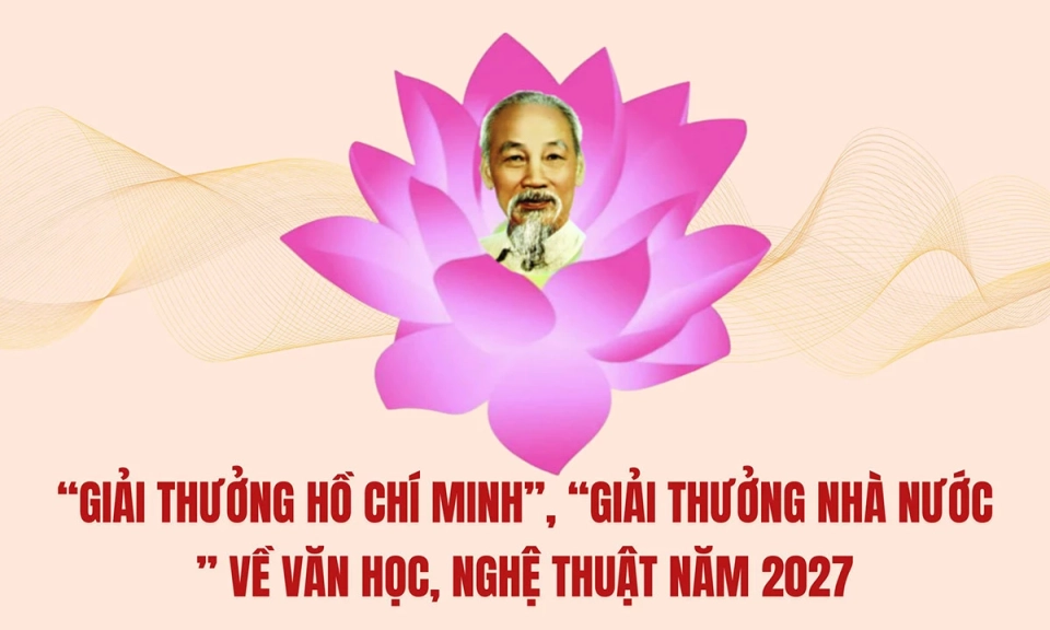Triển khai x&eacute;t tặng &ldquo;Giải thưởng Hồ Ch&iacute; Minh&rdquo;, &ldquo;Giải thưởng Nh&agrave; nước&rdquo; về văn học, nghệ thuật năm 2027