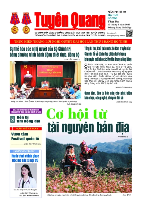 B&aacute;o Tuy&ecirc;n Quang số 290
