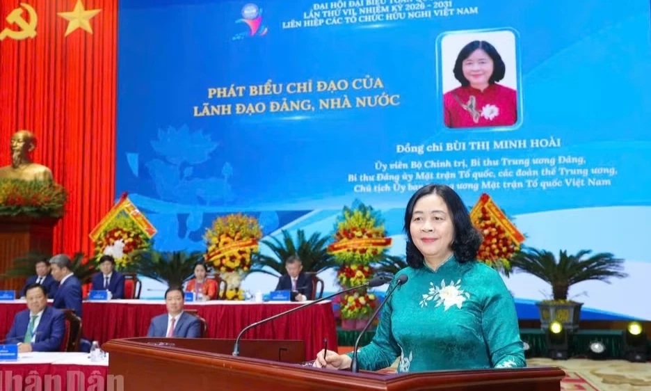 Đại hội đại biểu to&agrave;n quốc Li&ecirc;n hiệp c&aacute;c tổ chức hữu nghị Việt Nam lần thứ VII, nhiệm kỳ 2026-2031
